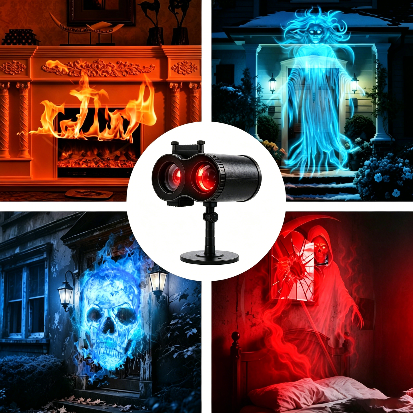 🎃👻32FT HD Halloween Projector | That Disappoint Your Halloween Party | 10 Unique HD Projection Patterns