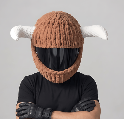 🏍️LAST DAY 49% OFF-🔥Handmade Helmet Cover | Cute Knit Helmet Topper for Motorcycle & Bike Helmets