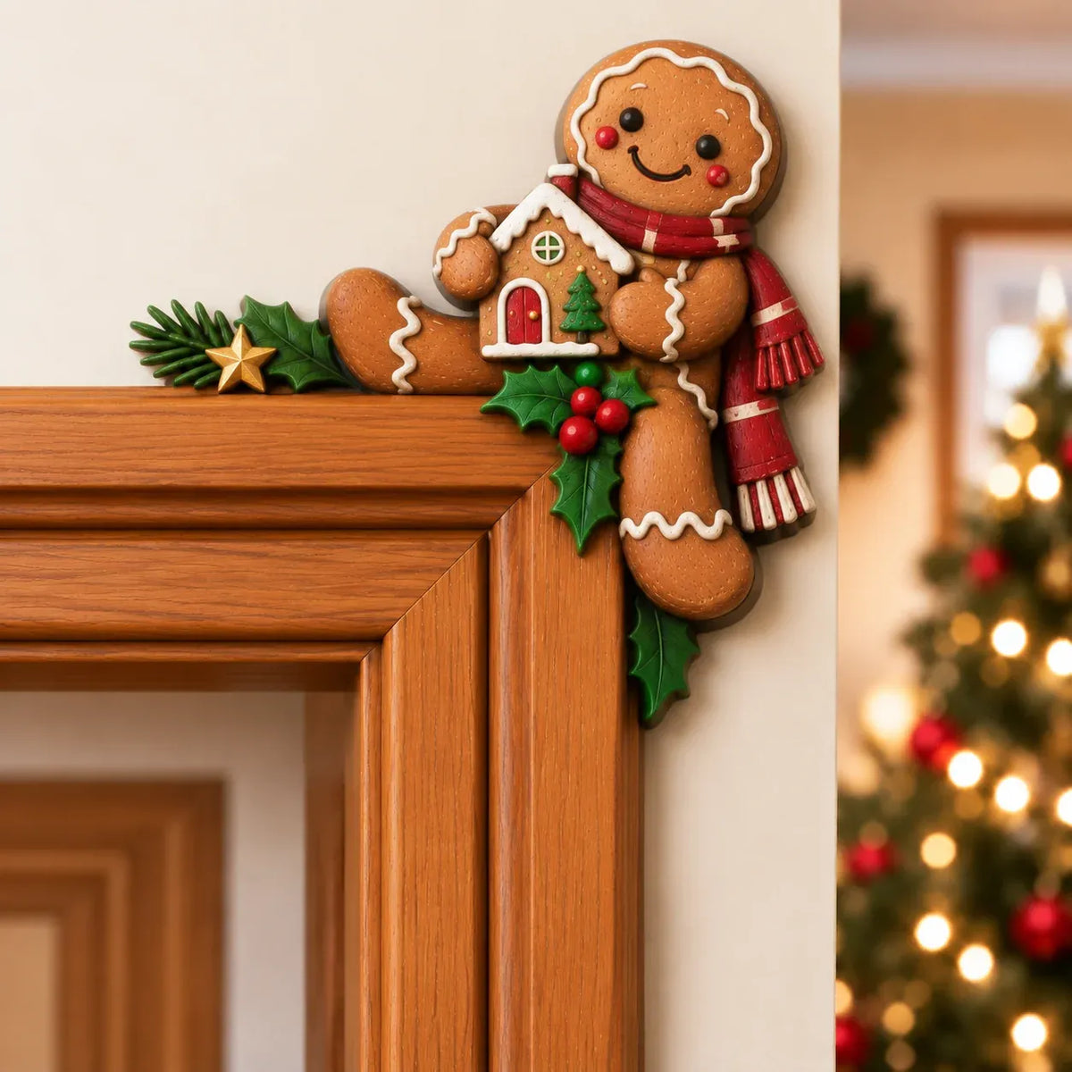 ⏳ Last Day 50% OFF – 🎄 3D Christmas Peekaboo Door Frame Corner Decor | 8 Festive Character Designs with Left & Right Options for Doorways, Entryways & Holiday Corners ✨