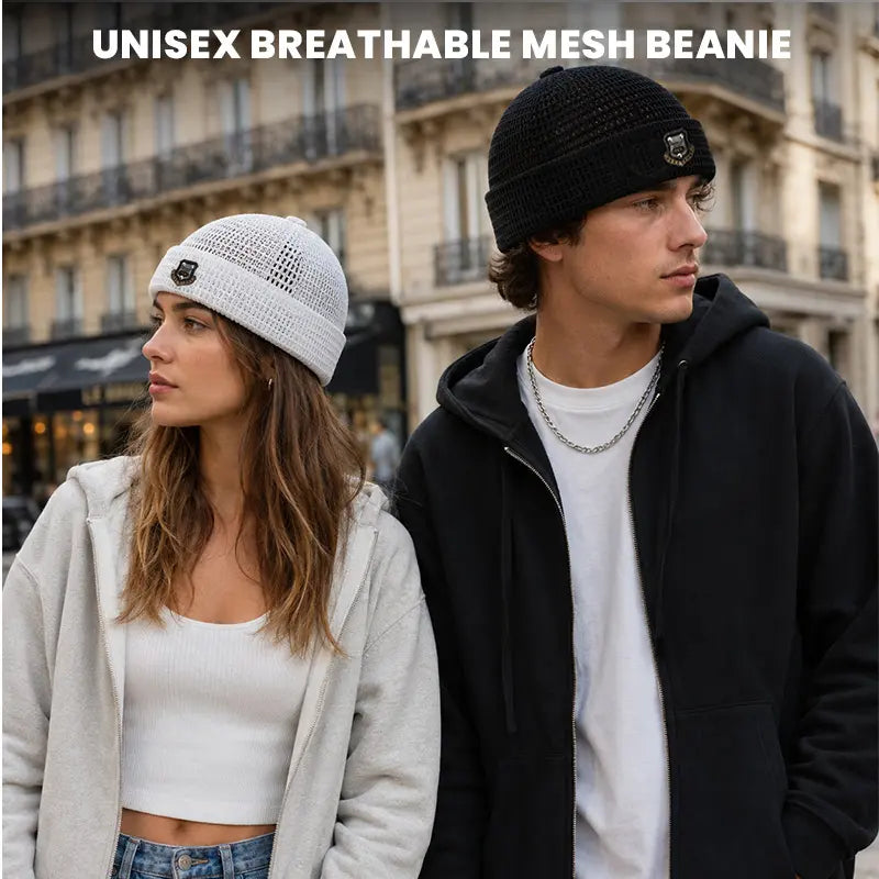 Men's 3-Pack Feather-Soft Blended Yarns Mesh Netting Beanies
