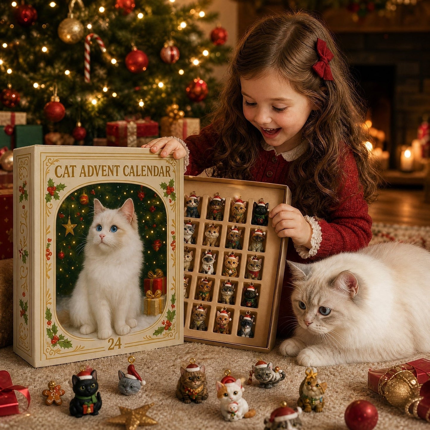 🎄💥Advent Calendar 2026 Cat Advent Calendar - Giftfor Adults Friends CatOwners and Lovers Christmas Holiday Countdown Gift