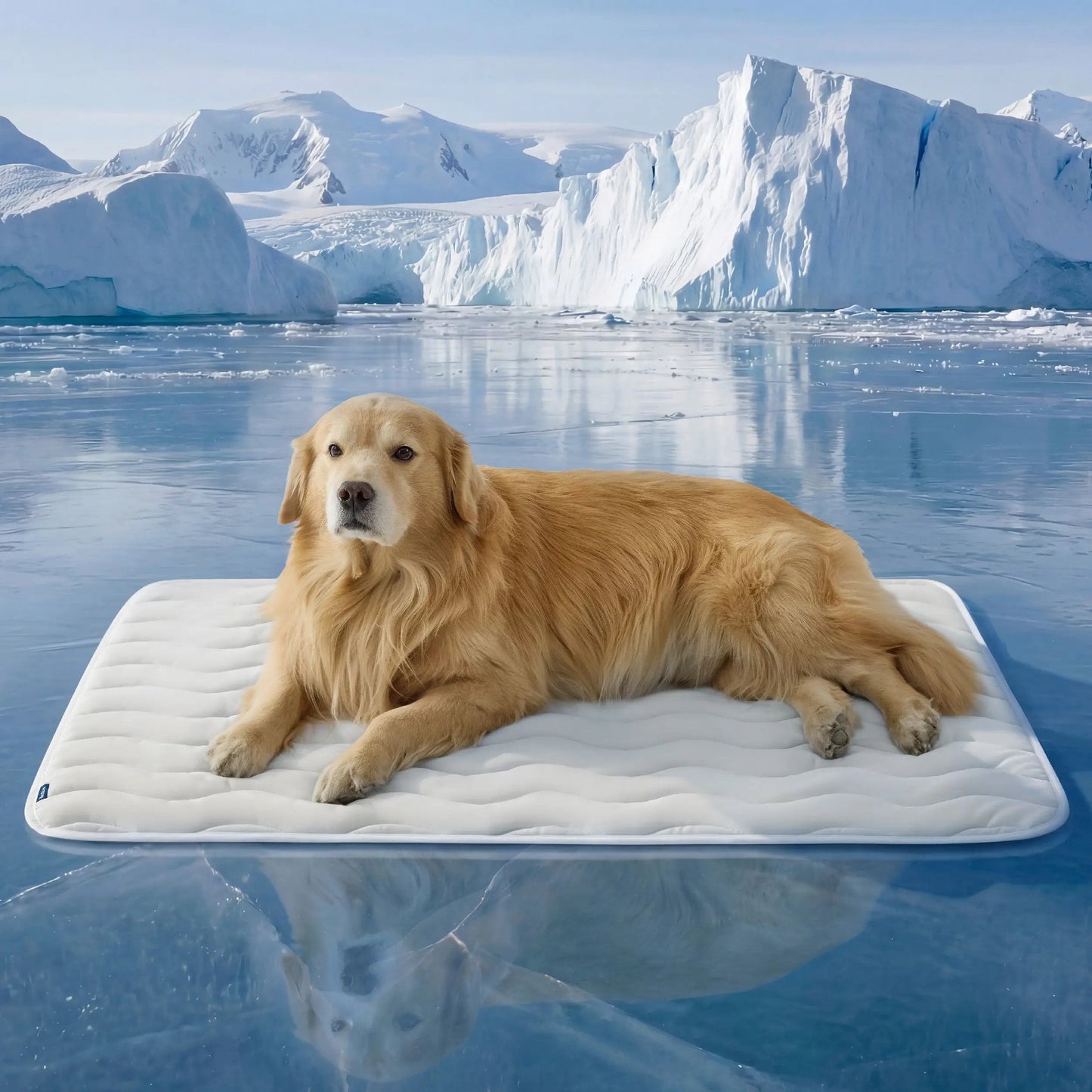 🔥🐶Washable Cooling Dog Mat, ❄️Non-Slip Summer Crate Bed for Large Dogs, No Gel & No Electric