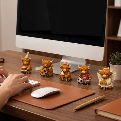 🐮 24 Days of Highland Cow Magic Advent Calendar – 24 Collectible Christmas Cow Surprises