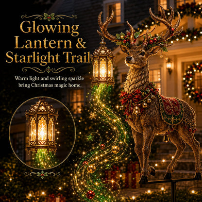 🔥Hot Sale 40% OFF🎄Light-Up Reindeer Christmas Yard Stake