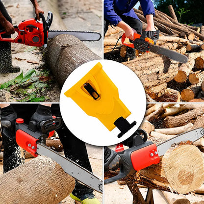 🔧🌲 Portable Chainsaw Chain Sharpener | Fast Bar-Mount Sharpening Tool for 14"–20" Chainsaws