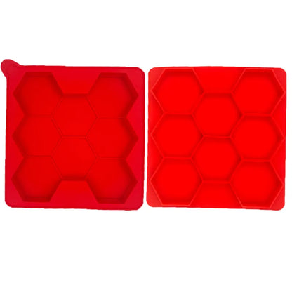 🍔Silicone Burger Patty Mold | Hexagon Slider Meat Press Maker