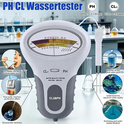 🔬💧 PH and chlorine tester for swimming pools – 50% off! Accurate measurement of pH and chlorine levels in your swimming pool – simple, quick and reliable. 🔥🏊