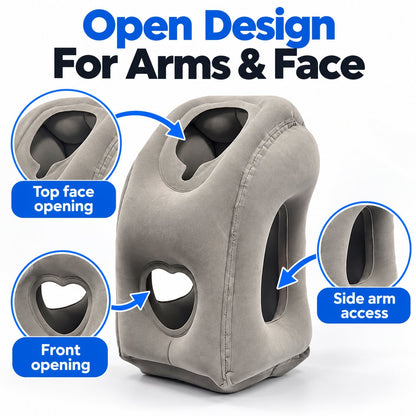 ✈️😴 Inflatable Travel Pillow — Sleep Comfortably Anywhere!