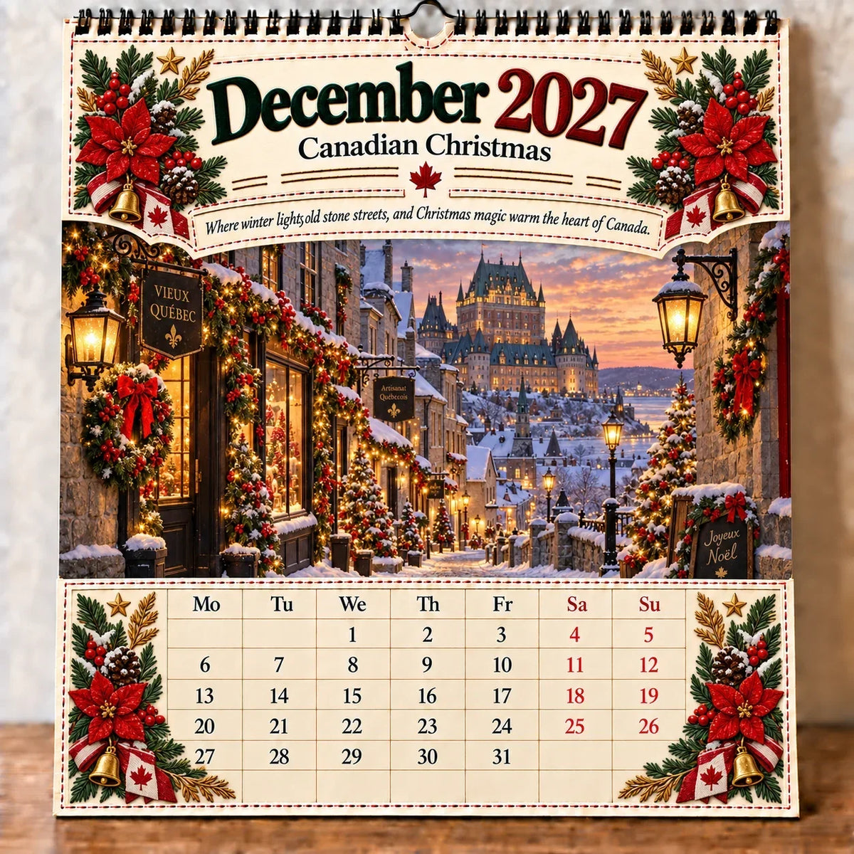 🔥LAST DAY 50% OFF 🔥🇨🇦🍁 2027 Canada 160th Anniversary Wall Calendar 🍁🇨🇦