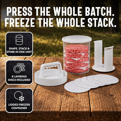 Hamburger Press Patty Maker - 12-Piece Set