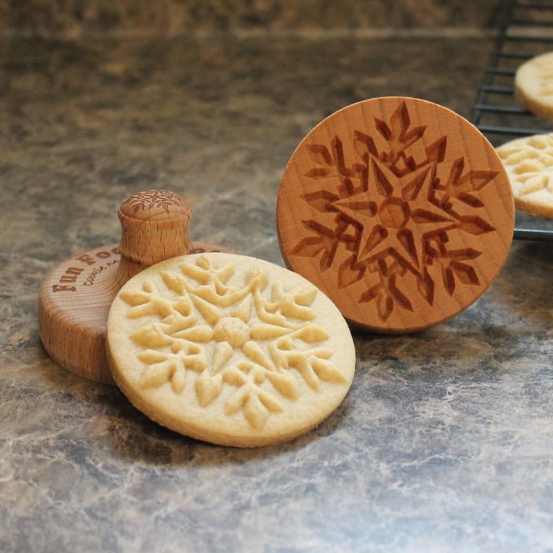 Wooden Cookie Stamp🍪