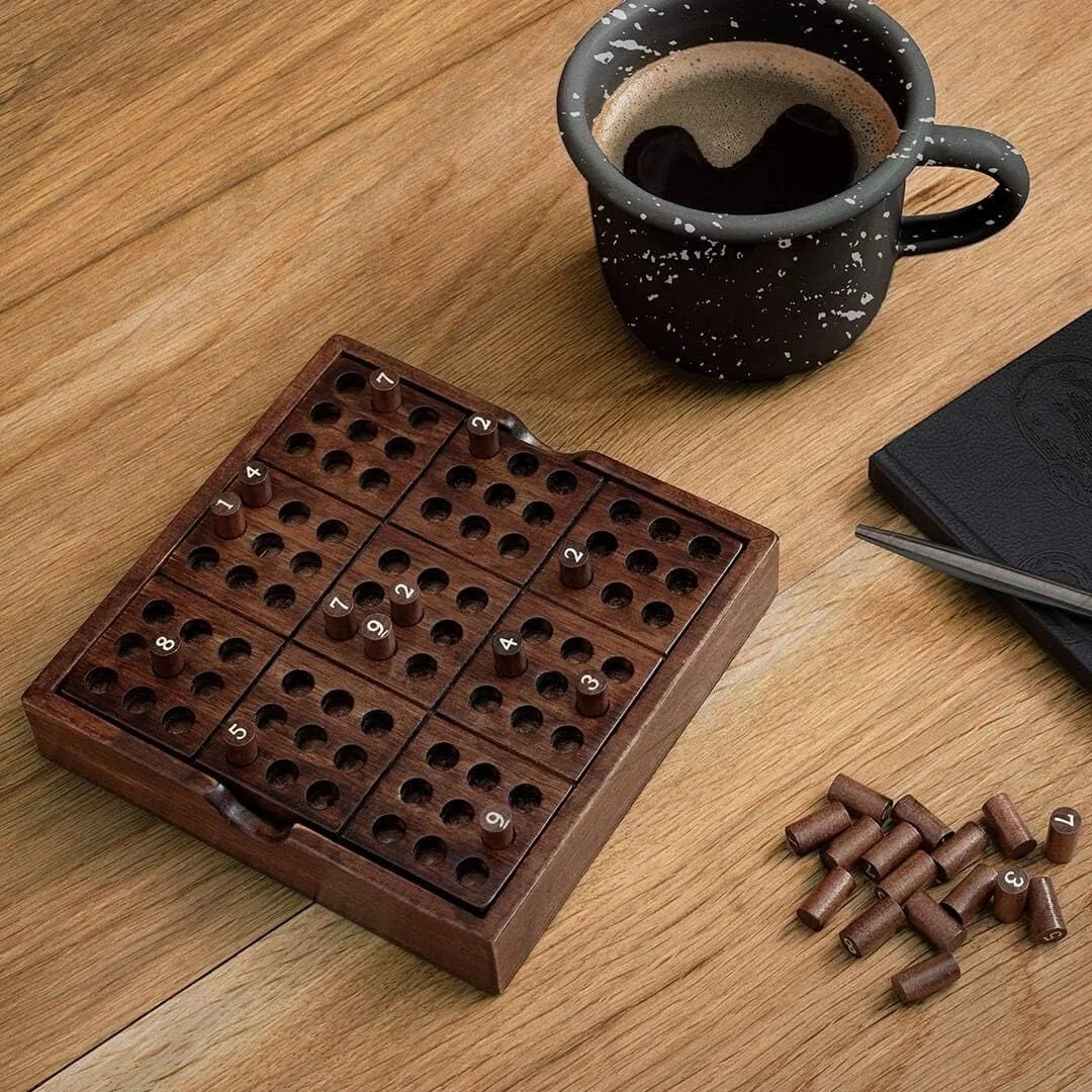 💕Hot sale 49% OFF🧩 Wooden Sudoku Set & Guide