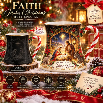 Christmas Magic Color-changing Mug – Heat Reveal Holiday Gift