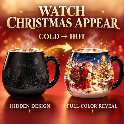 Christmas Magic Color-changing Mug – Heat Reveal Holiday Gift