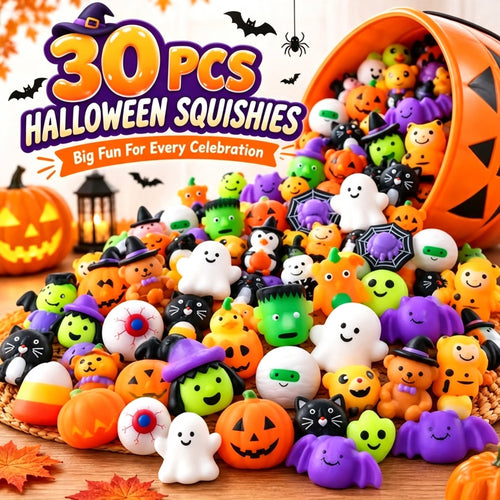 Last Day 50% OFF -🎃 30PCS Halloween Mochi Squishy Toys