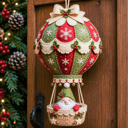 ⏳ Last Day 49% OFF – 🎈 Beginner-Friendly Christmas Hot Air Balloon Hanging Decor DIY Kit Collection | Complete Kit with Coordinated Fabrics, Decorative Accents & Crafting Materials Included 💕
