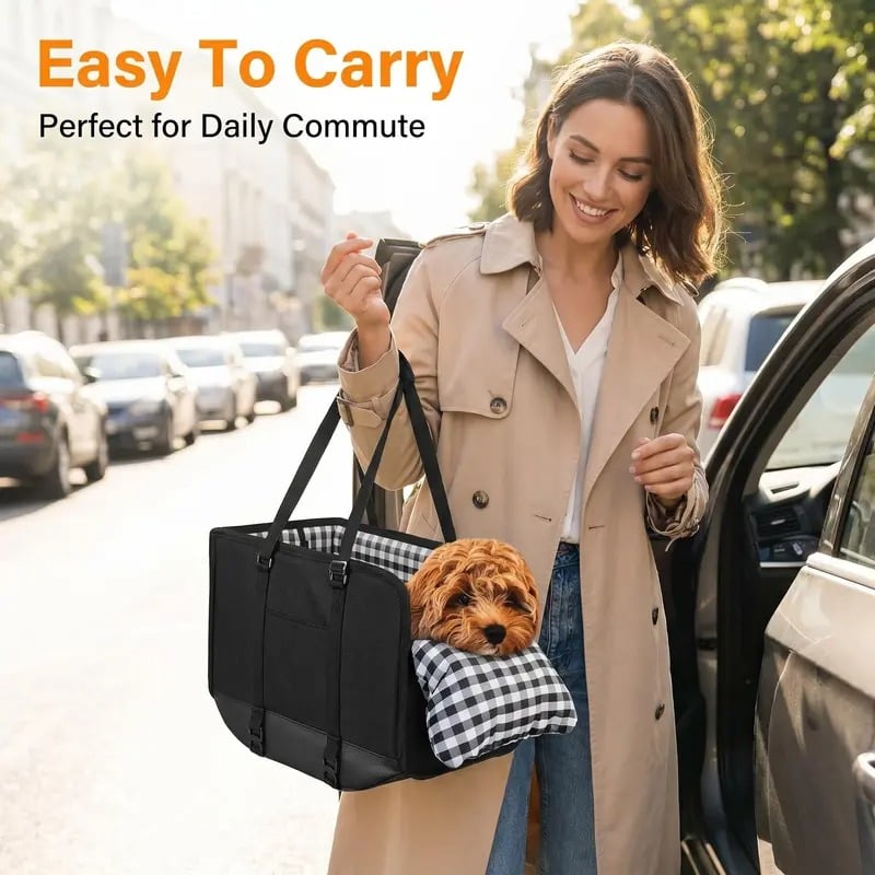 Luxury Armrest Dog Car Seat