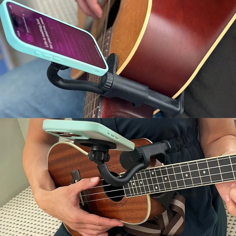 🎸Guitar or Ukulele Magnetic Phone Holder