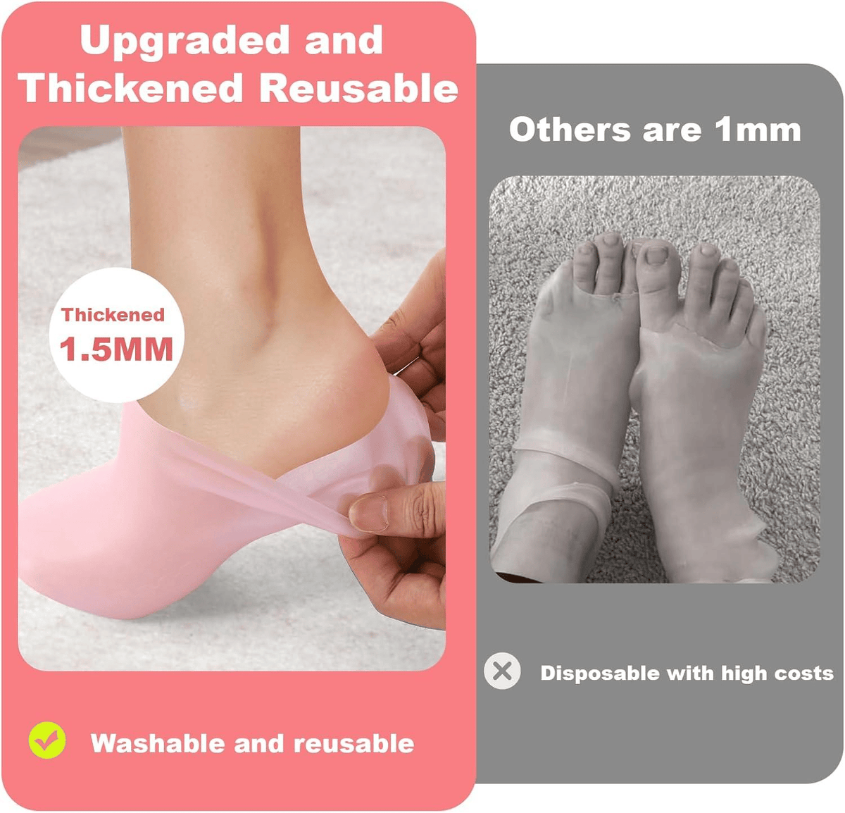 💥Reusable Silicone Foot Care Socks👣