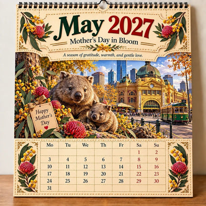 🔥🦘- 2027 Australia 125th Anniversary Wall Calendar 🐨