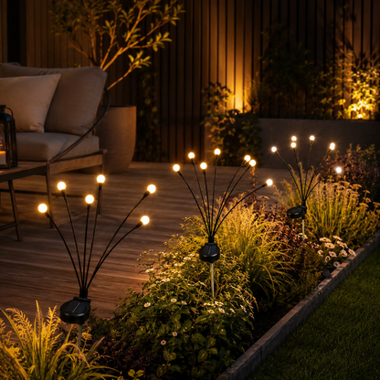 Solar Firefly Garden Stake Lights