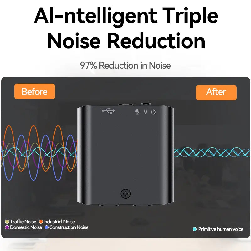 Mini Magnetic Voice Recorder One-Touch Recording🌟