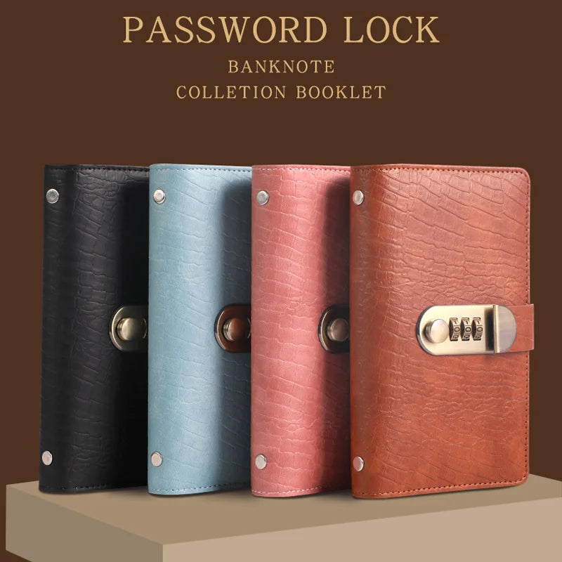 Lockable Savings Notebook