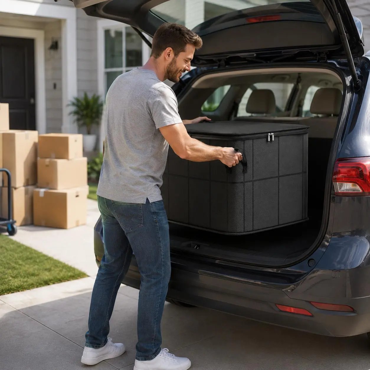 💥49% OFF Factory Clearance –📦Foldable Storage Tote – Waterproof, Dustproof, Big & Portable 🌟