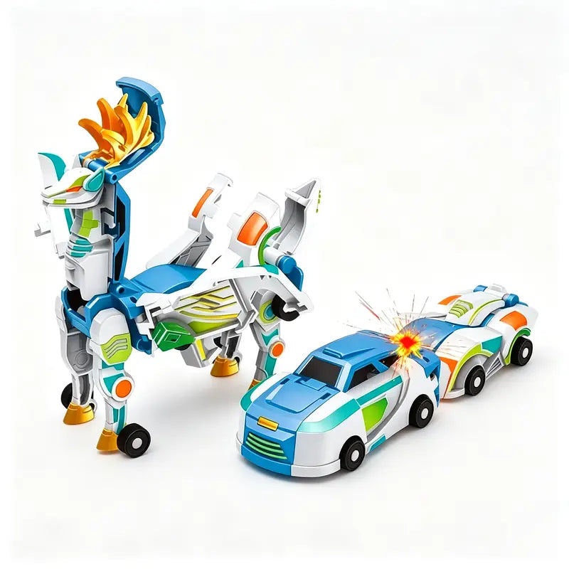 🎄 Christmas Magic! 🚗 Transforming Car Toys | Dino, Dragon & Reindeer 🦖🦌
