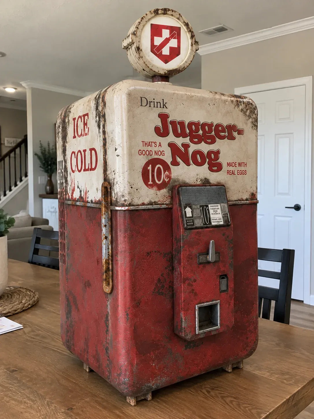 ⚡ Ultimate Gaming Sanctuary | Apocalypse Vintage Mini Fridge & Cooler 🎮