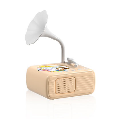 Screen-Free Story & Music Player for Kids – 96 Audio Cards & 4 DIY Recording Cards