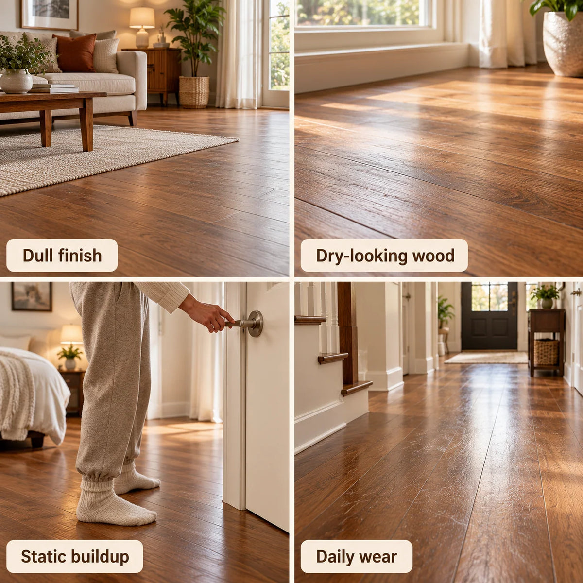 ⏰ Limited-time 50% off — Professional Wood Floor Scratch Repair Floor Polish Restorer