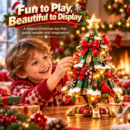 🔥 Last Day 50% Off 🔥 Egg-to-christmas Tree Magical Transforming Toy – Cardinal Christmas Tree Holiday Gift 🎄🎁✨