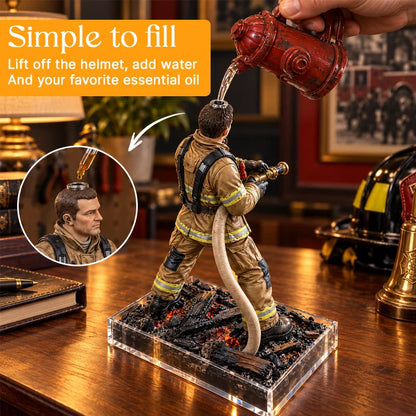 🚒 Firefighter Rescue Mist Humidifier | Light-Up Hero Gift