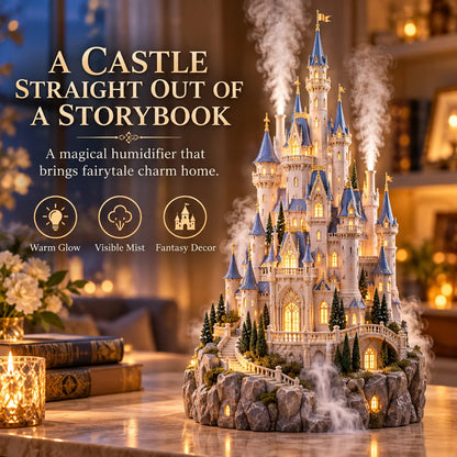 ✨LAST DAY 49% OFF-🏰 Fairytale Castle Humidifier – Magical Mist, Glowing Windows & Storybook Home Decor