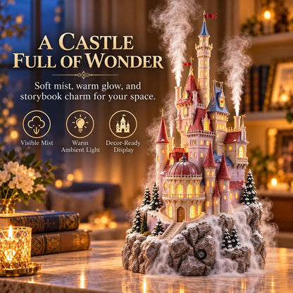 ✨LAST DAY 49% OFF-🏰 Fairytale Castle Humidifier – Magical Mist, Glowing Windows & Storybook Home Decor