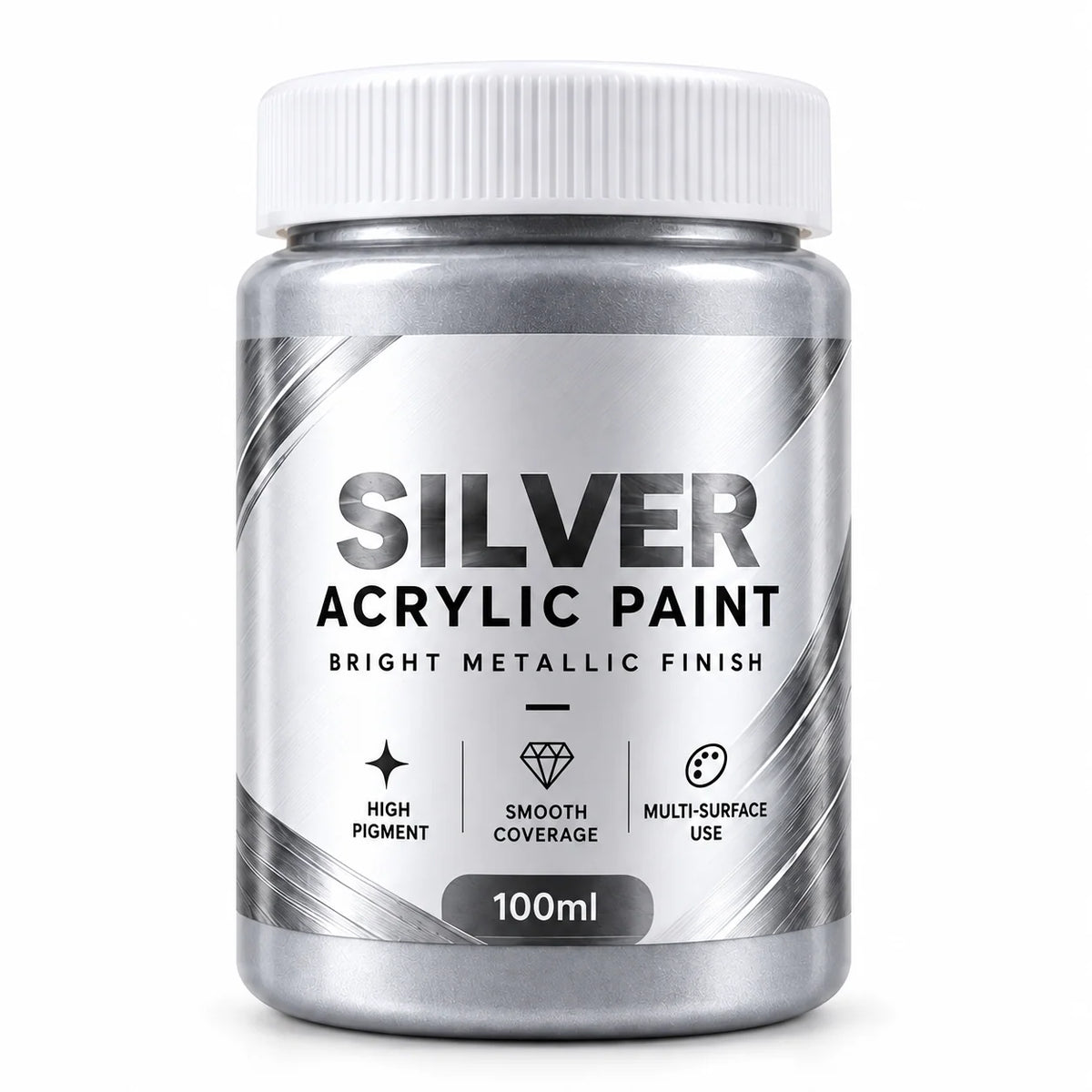 Water Based Metallic Silver Outdoor Anti Rust for Metal Renovation⏳