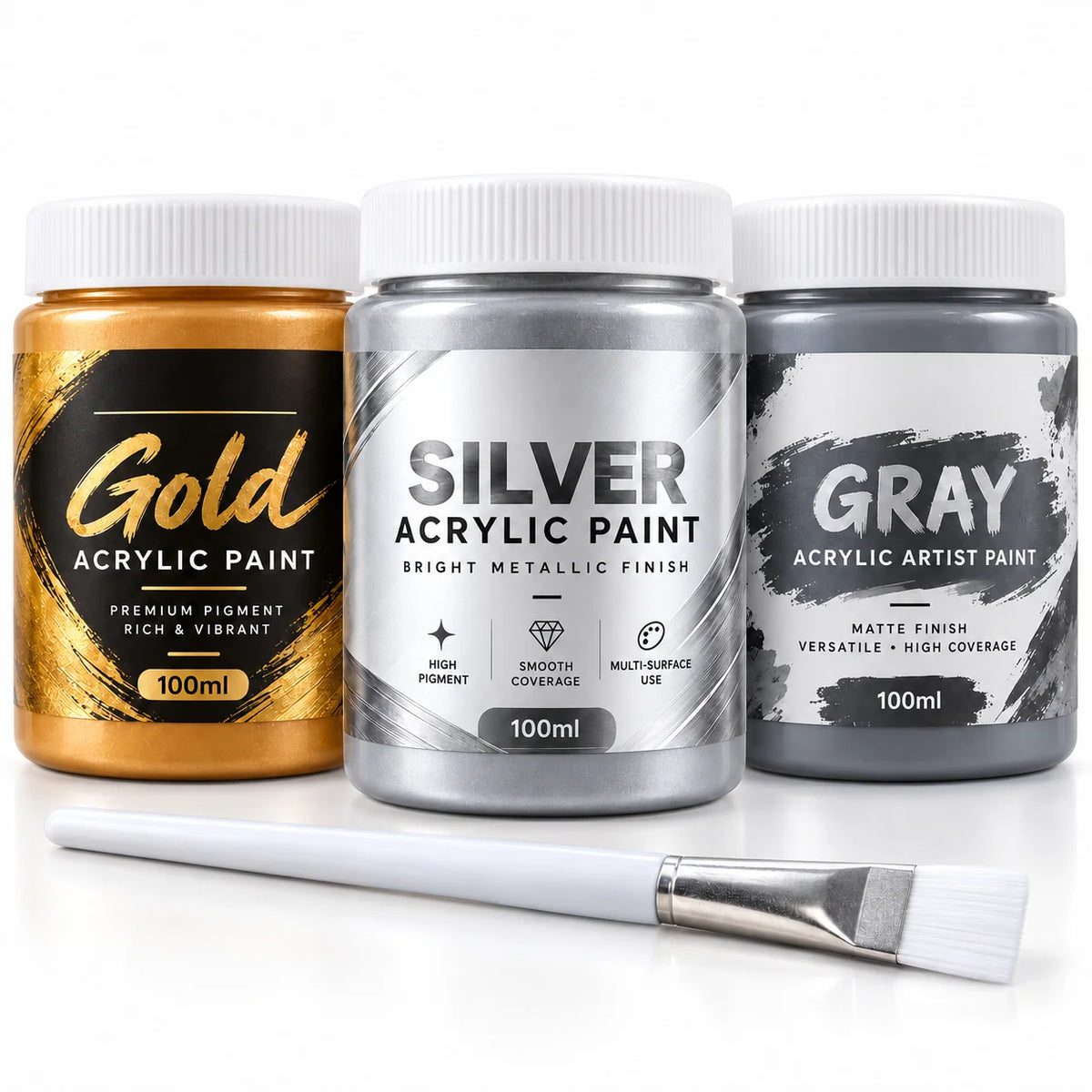 Water Based Metallic Silver Outdoor Anti Rust for Metal Renovation⏳