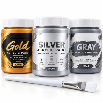 Water Based Metallic Silver Outdoor Anti Rust for Metal Renovation⏳