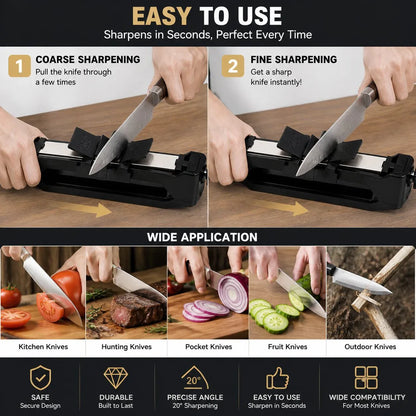 🔪✨Portable Precision Knife Sharpener
