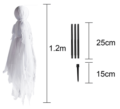🎃HOT SALE ❤️‍🔥🧙‍♀️Lighted Halloween Witch Stake For Halloween Decoration🎃