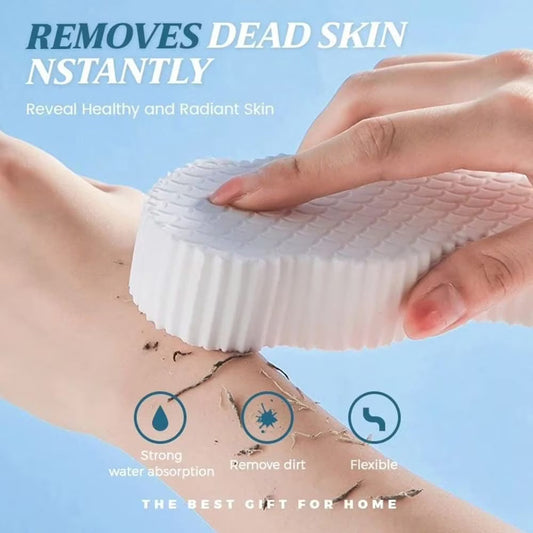 Magic Exfoliating Bath Spongeonge,3D Super Soft Exfoliating Bath Sponge, Skin Friendly and Reusable for Adults Children and Pregnant Women