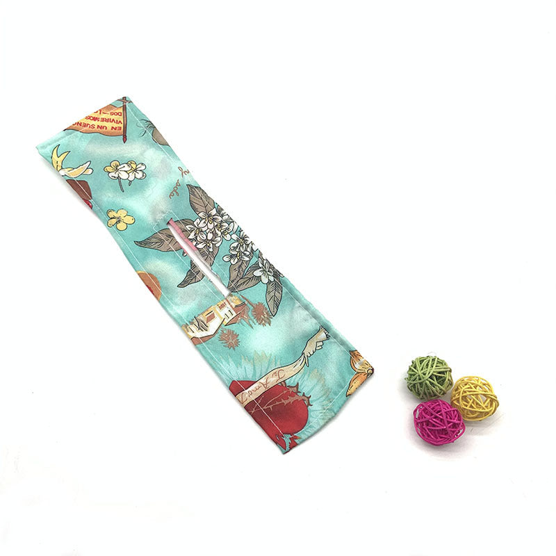 Western Print Low-Bun Hair Bow