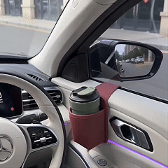 Leather Car Door Storage Pocket