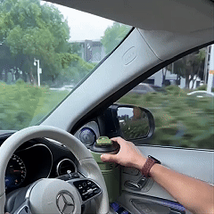 Leather Car Door Storage Pocket