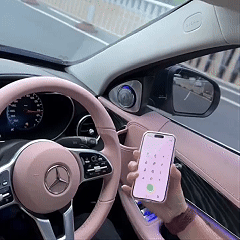 Leather Car Door Storage Pocket