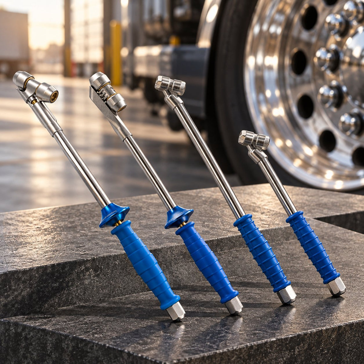 🚛 Assorted Tire Inflation Extension Rod Set, Roadside & Garage Dual Wheel Repair Helper🔨