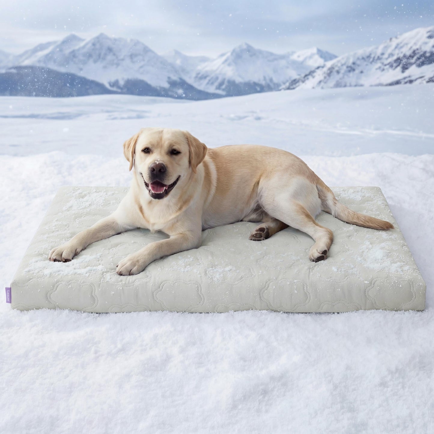 🔥🐶Washable Cooling Dog Mat, ❄️Non-Slip Summer Crate Bed for Large Dogs, No Gel & No Electric