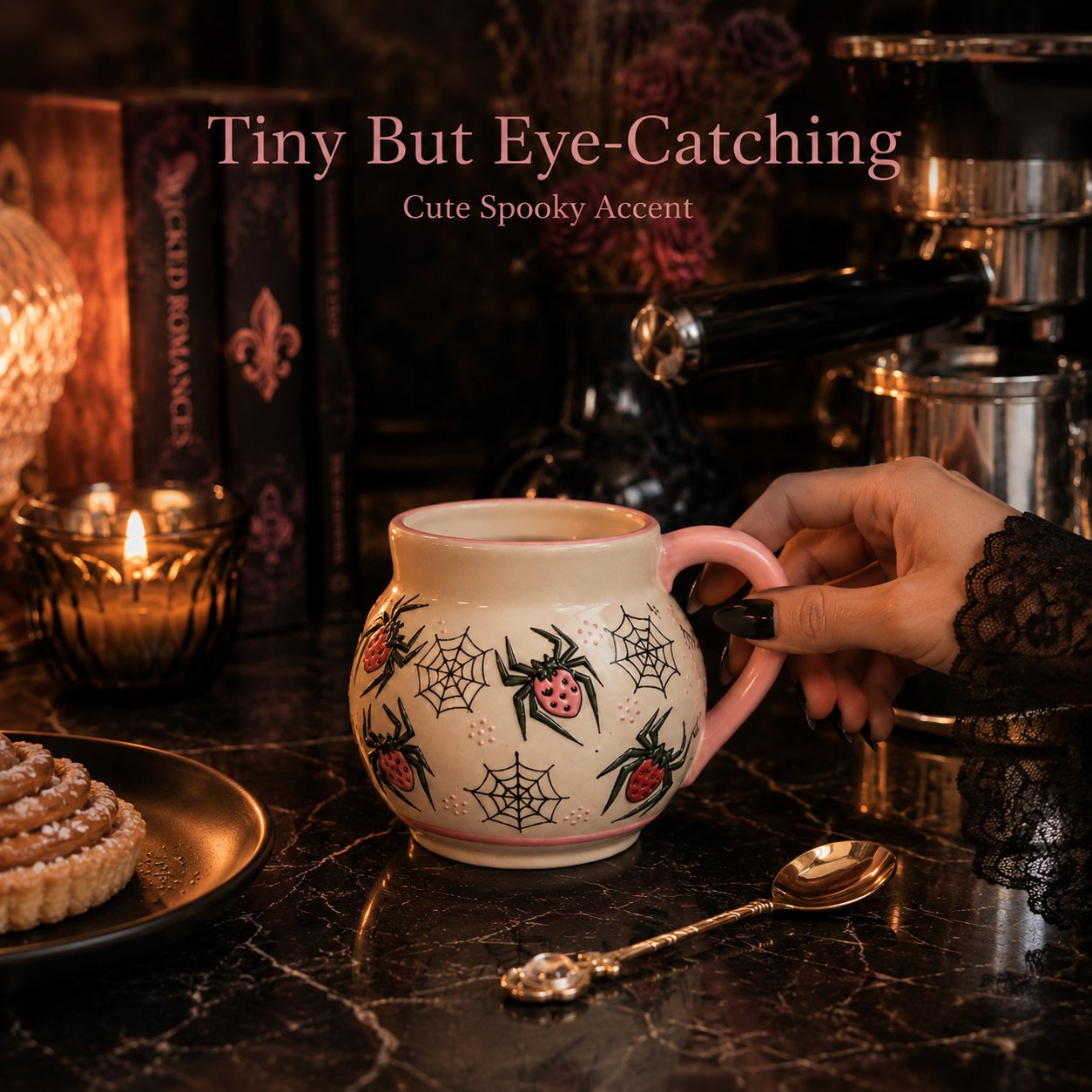🔥Last Day 49% OFF - 💐🕷️☕Spooky Talavera Mug