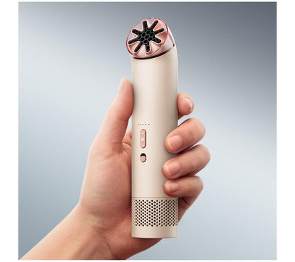 Dyson HushJet Mini Cool Bladeless Fan - 3-in-1 Handheld, Neck Lanyard, and Desktop Cooler with 5 Airspeeds & Boost Mode